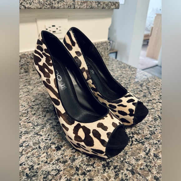 Aldo Leopard Print Platform Heel - Picture 5 of 7